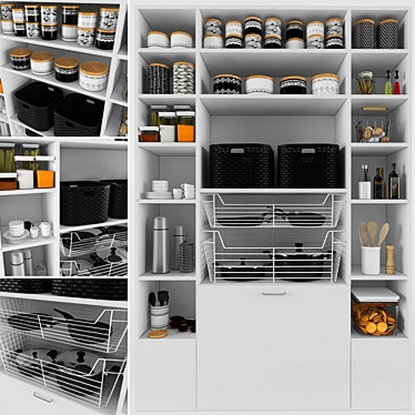 Kitchen Closet Essentials 3D model image 1 