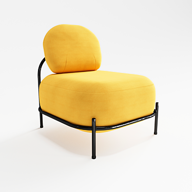 Sleek and Stylish Polly Chair 3D model image 1 