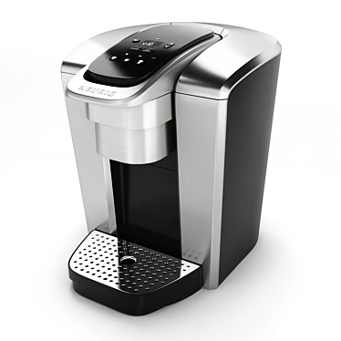 Keurig K-Elite Brewer: Brushed Silver Elegance 3D model image 1 