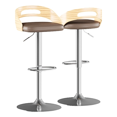 Sleek Marstrand Modern Bar Stool 3D model image 1 