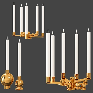 Remix Vol.1 Candlestick: A Fusion of Design Elegance 3D model image 1 