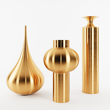 Tom Dixon Brass Beat Vessel Family 3D model image 1 