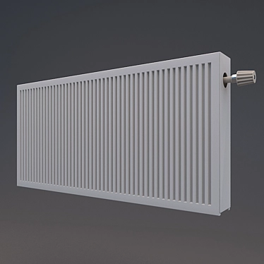 Steel Heating Radiator 3D model image 1 