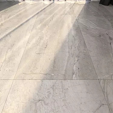 Luxury Marble Floor Tiles 3D model image 1 