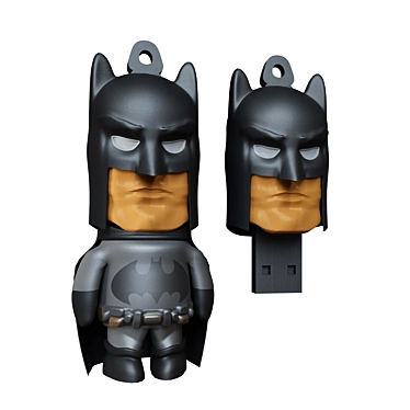 Legendary Hero: Batman USB Flash Drive 3D model image 1 