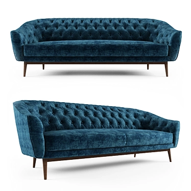 Neiman Marcus tufted sofa