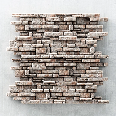 Brick Texture Panel - 3D Max Compatible 3D model image 1 