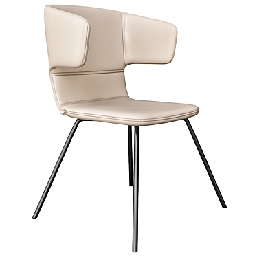 Flexi P-K-N1 Upholstered Reception Chair 3D model image 1 