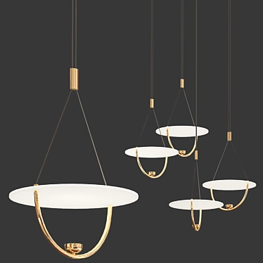 Minimalist Pendant Lighting 3D model image 1 