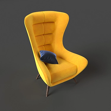 Elegant Armchair for Home 3D model image 1 