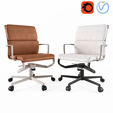 Alias Rollingframe 52 Soft Office Chair 3D model image 1 