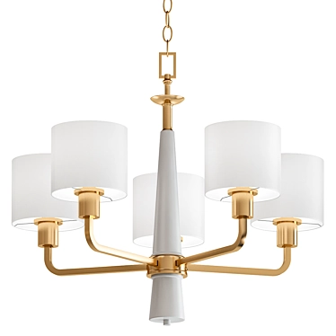 Palacio Collection 5-Light Vintage Gold Chandelier