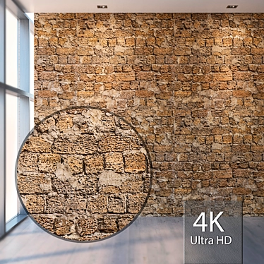 Seamless High-Resolution Masonry 3D model image 1 