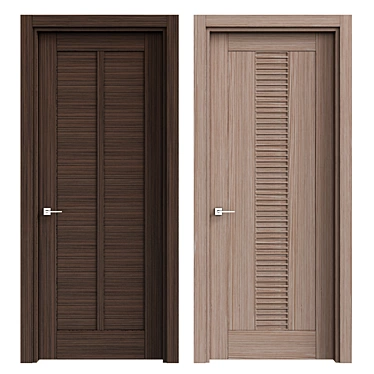 Contemporary Interior Doors 3D model image 1 