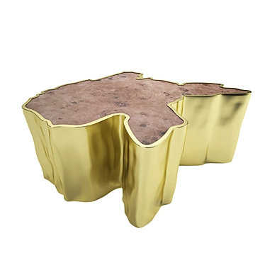 Coffee table Antique Brass