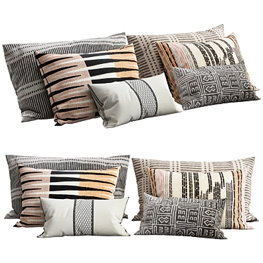 Cozy Home Decor Pillows 3D model image 1 