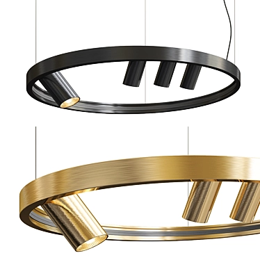 Superloop HC 90 - Modern Pendant Light 3D model image 1 