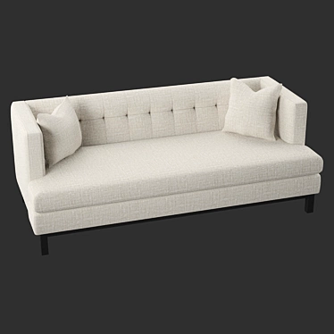 Luxury Comfort Sofa 3D model image 1 