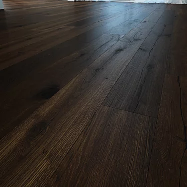 Premium Oak Wood Flooring 3D model image 1 
