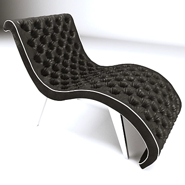 Luxe Relaxation: Chaise Lounge 3D model image 1 