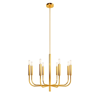 Brianna 9-Light Chandelier - Elegant Illumination, Stunning Design 3D model image 1 