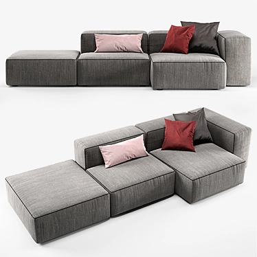 Alberta Salotti Alcazar Sofa 3D model image 1 