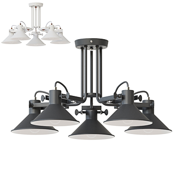 MW-Light Downtown Chandelier 3D model image 1 