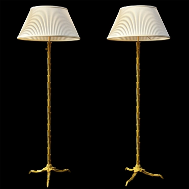 Elegant Maison Bagues French Lamp 3D model image 1 