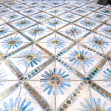 Peronda Textured Floor Tiles 3D model image 1 