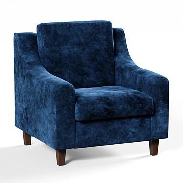 Richmond Armchair: Comfort and Style 3D model image 1 