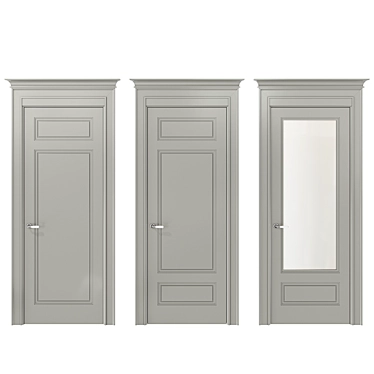 Liberty Lani Collection: Elegant & Modern Doors 3D model image 1 