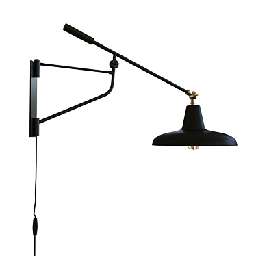 Elegant Hector Lamp: Dutchbone 3D model image 1 