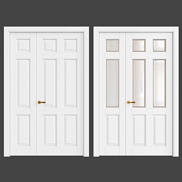 Timeless Elegance: Classic Interior Doors 3D model image 1 