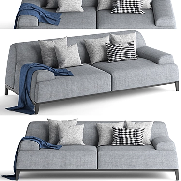 Bonaldo Cave Sofa: Stylish & Comfortable 3D model image 1 