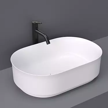 Agape Immersion Wash Basin - Elegant and Compact 3D model image 1 