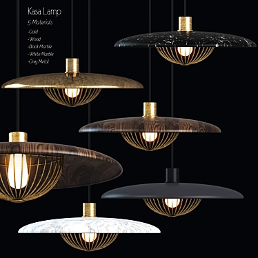 Sleek Kasa Lamp: Modern Design 3D model image 1 