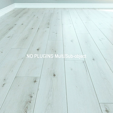 102 Natural Wood Parquet Laminate 3D model image 1 