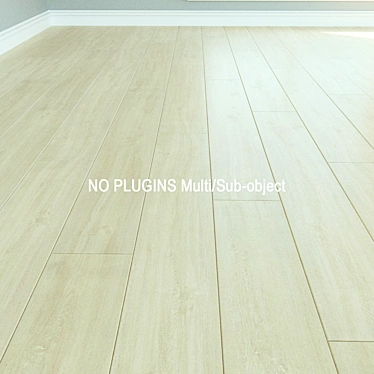 Natural Wood Laminate: Parquet Flooring 103 3D model image 1 