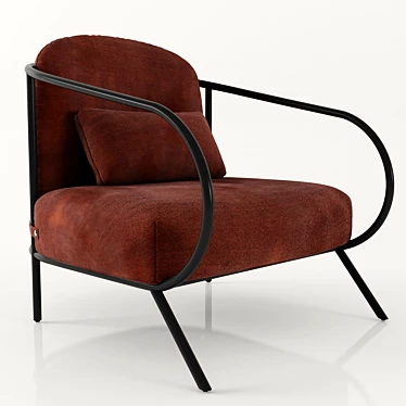 Sleek Minima Armchair by Denis Guidone 3D model image 1 