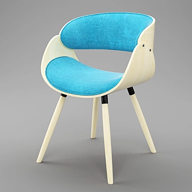 Mid-century Modern Living Room Chair 3D model image 1 