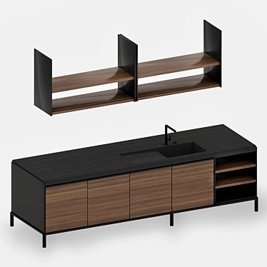 Molteni | DADA vvd kitchen island.