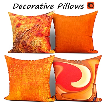  Stylish Decorative Pillow Set 3D model image 1 