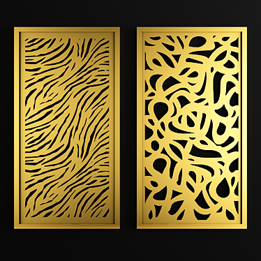 Archived Decorative Panel 27 3D model image 1 