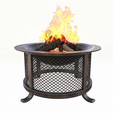 Premium Fire Pit Kit 3D model image 1 