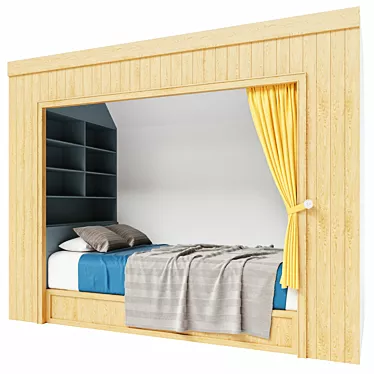 Built-in baby bed