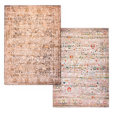 Antiquarian Ushak Carpets: Timeless Elegance 3D model image 1 