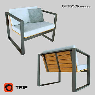 Armchair outdoor,trif mebel