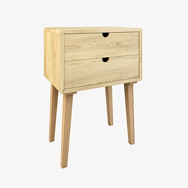 Nightstand with two drawers Hubsch