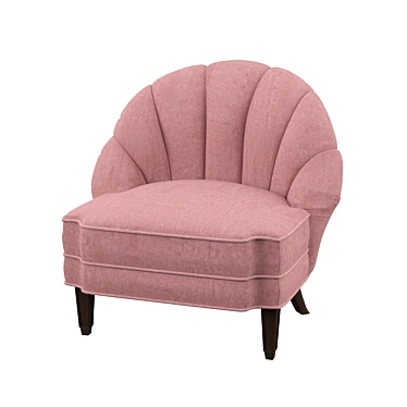 Elegant Armchair: Comfort in Style 3D model image 1 