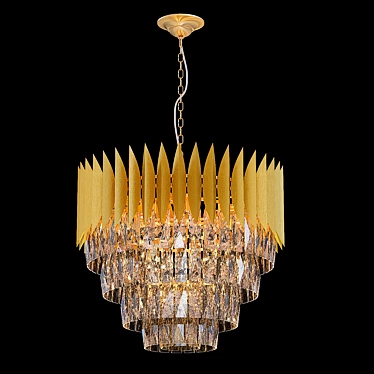 Odeon Light Valletta Crystal Chandelier 3D model image 1 